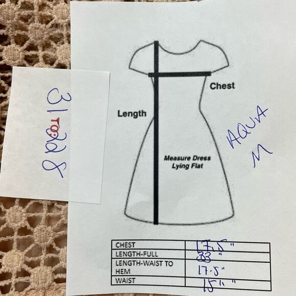 AQUA BODYCON KNIT YOLK LACE EYELET TIER MINI DRESS MEDIUM BLUSH PINK - Picture 14 of 14